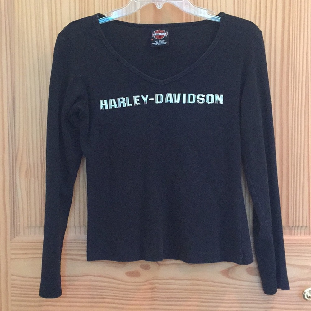 Vintage Harley Davidson Ling Sleeve Tshirt Size M